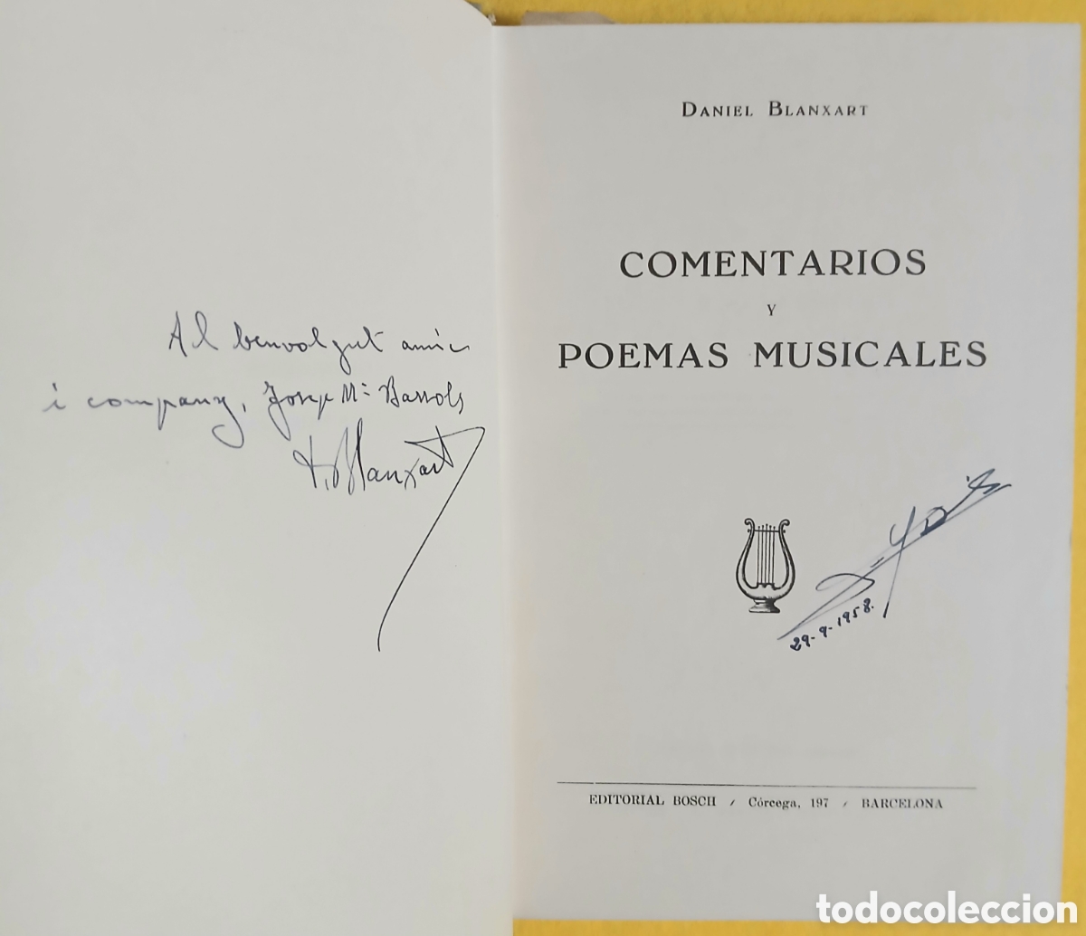 Libros de segunda mano: comentarios y poemas musicales Daniel Blanxart - Foto 4