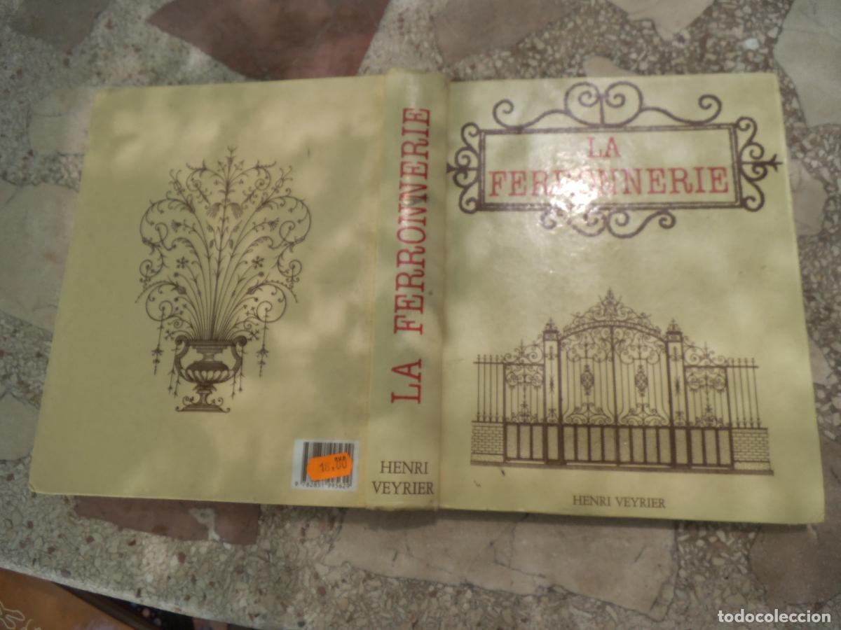 Libros de segunda mano: libro, ferronnerie, henri veyrier, libro catalogo de dibujos de herreria en b/n, 1500 dibujos
