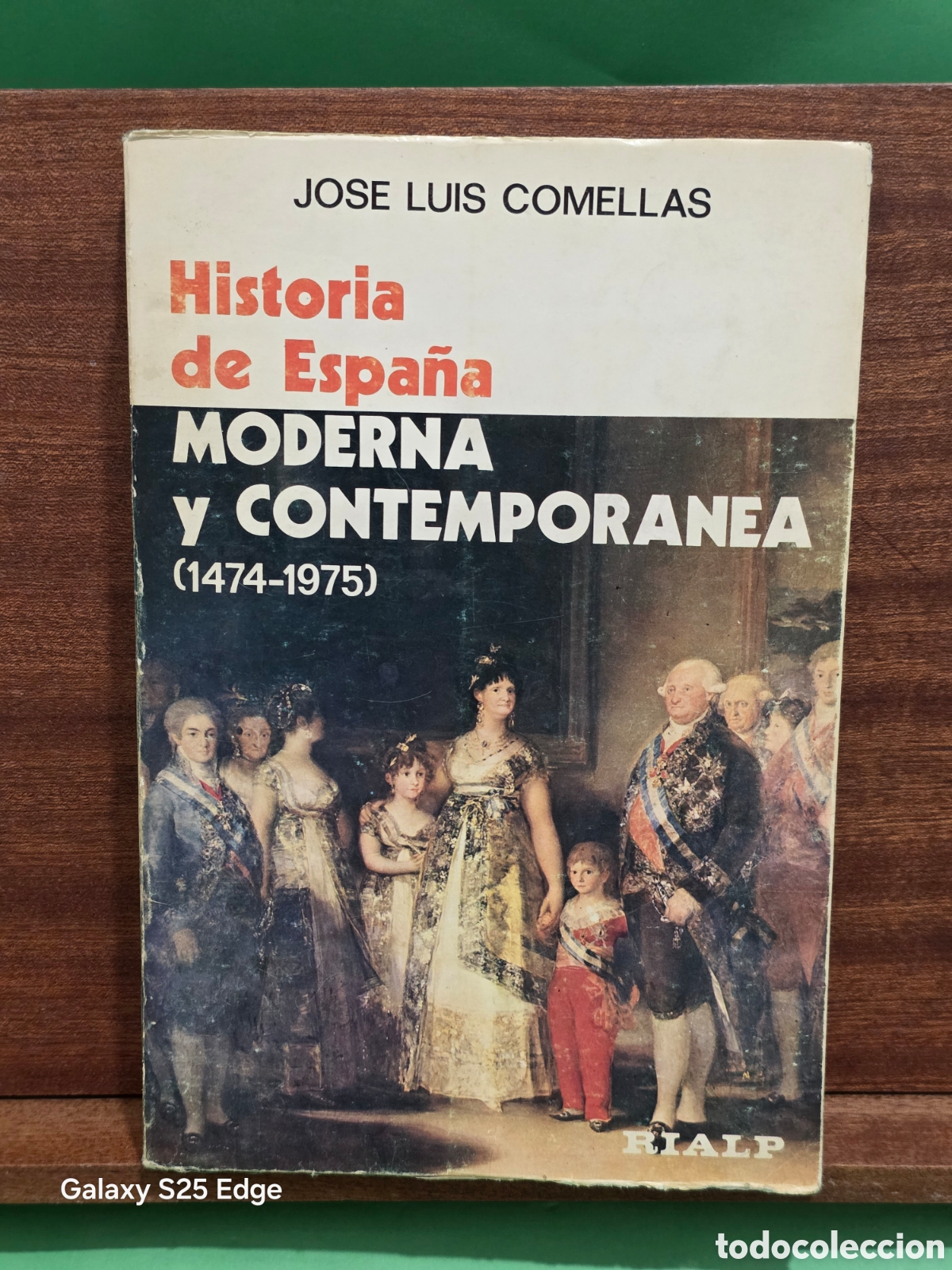 Libros de segunda mano: &rdquo;&rdquo;HISTORIA DE ESPA&Ntilde;A MODERNA Y CONTEMPOR&Agrave;NEA&rdquo;&rdquo;...(1474-1975)...JOSE LUIS COMELLAS....RIALP...1978...