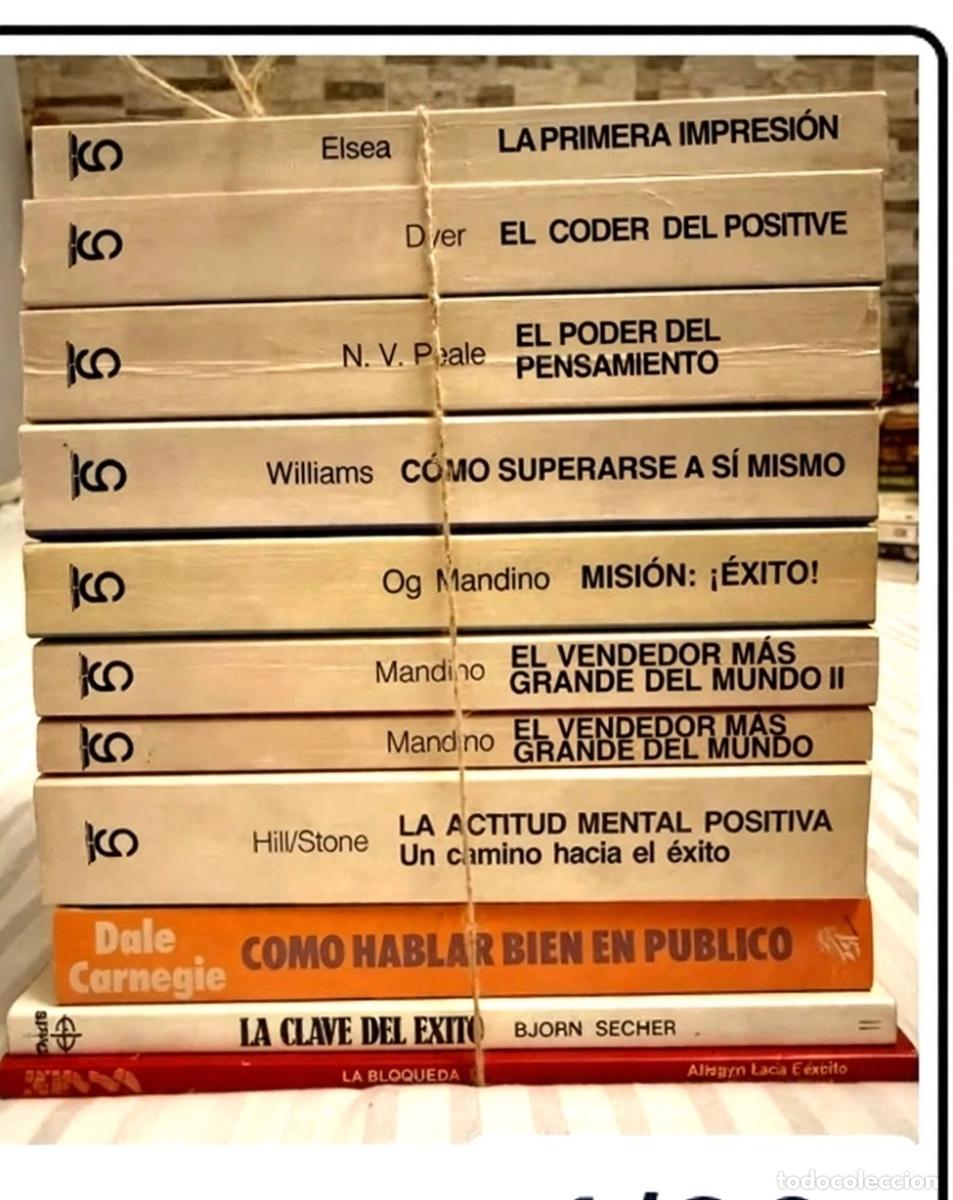 Libros de segunda mano: Lote 11 libros autoayuda a&ntilde;os 80 vintage - colecci&oacute;n amarillenta