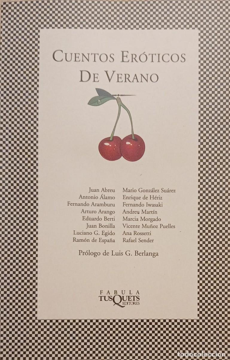 Libros de segunda mano: Cuentos er&oacute;ticos de verano - VV.AA.