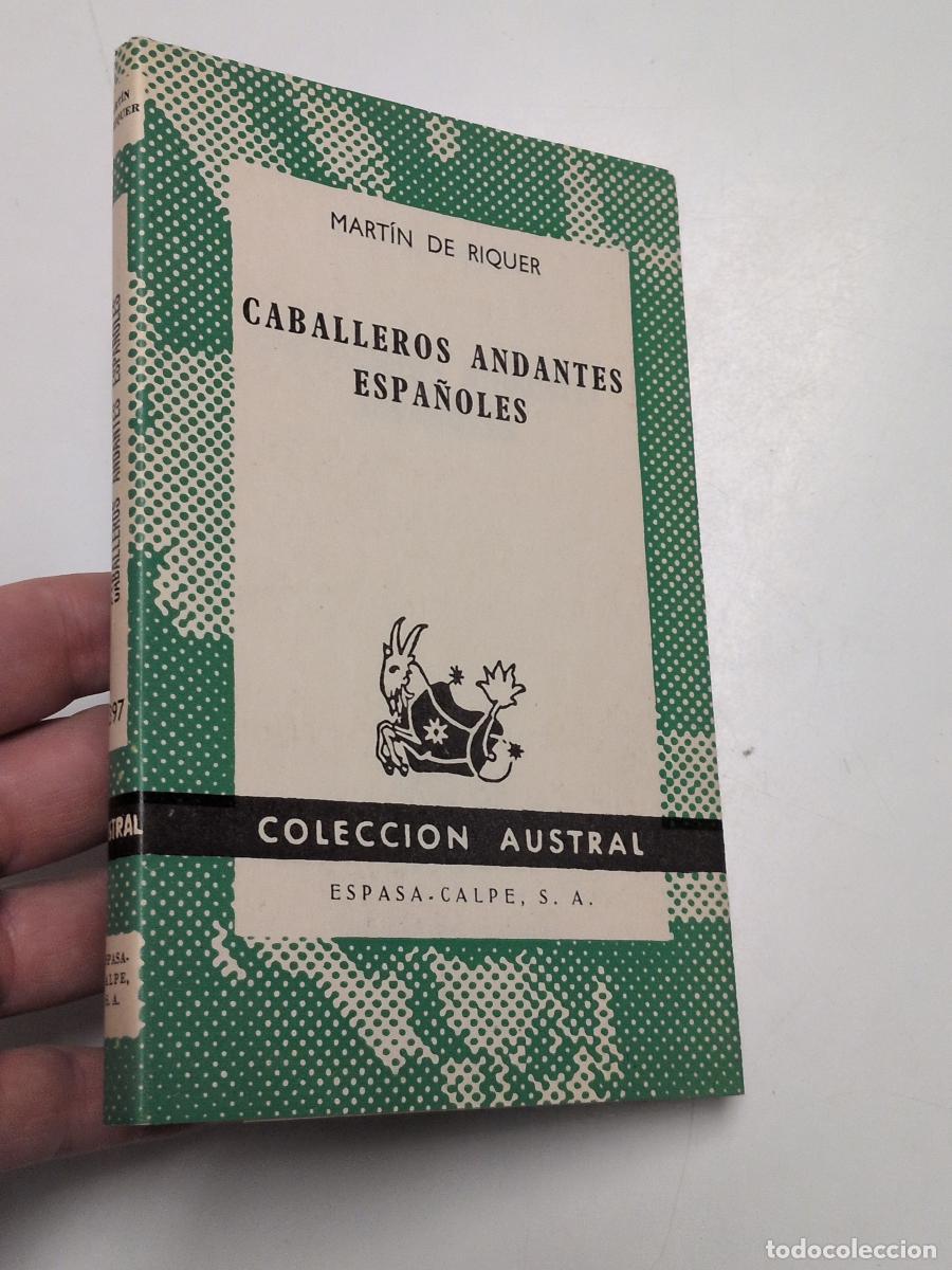Libros de segunda mano: Caballeros andantes espa&ntilde;oles - Mart&iacute;n De Riquer