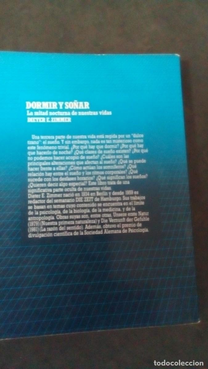 Libros de segunda mano: Dormir y so&ntilde;ar.- Biblioteca Cient&iacute;fica Salvat. 3. - Dieter E. Zimmer.-LIBRO COMO NUEVO - Foto 2