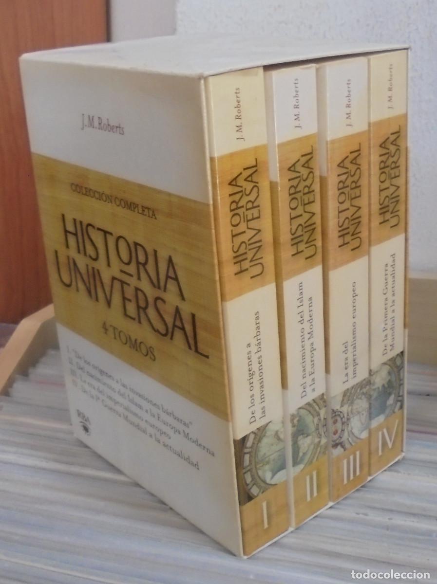 Libros de segunda mano: Historia Universal, 4 tomos. J. M. Roberts
