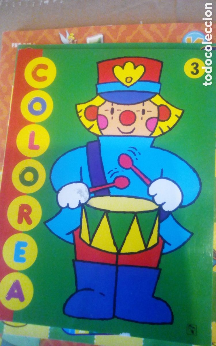Libros de segunda mano: Colecci&oacute;n Colorea, n&deg; 3. Ilustraciones de Jordi Busquets. Ediciones Salda&ntilde;a, 1984.
