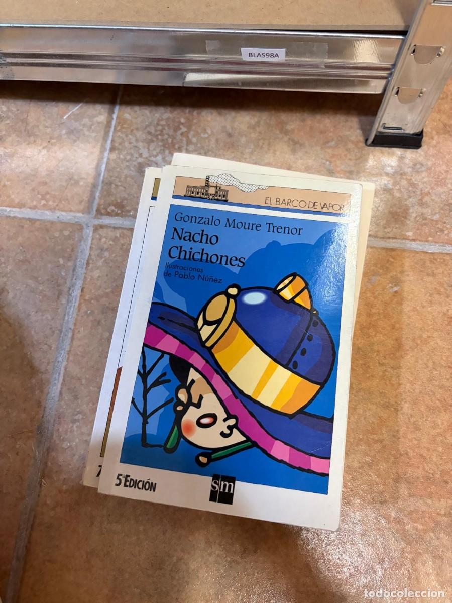 Libros de segunda mano: BLAS98A Gonzalo Moure Trenor, Nacho Chichones, SM (El Barco de Vapor).