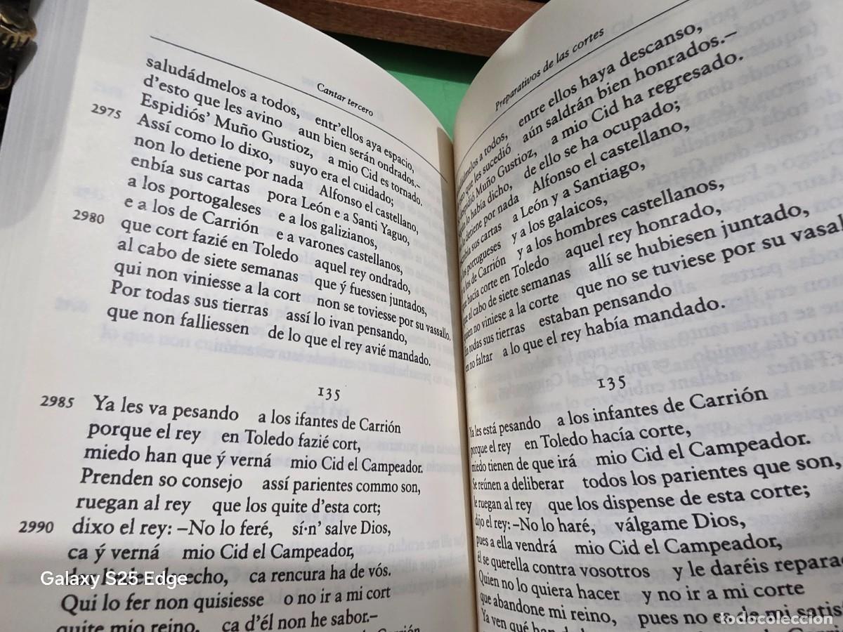 Libros de segunda mano: &rdquo;&rdquo;CANTAR DE MIO CID&rdquo;&rdquo;...EDICION DE ALBERTO MONTANER...2007... - Foto 13