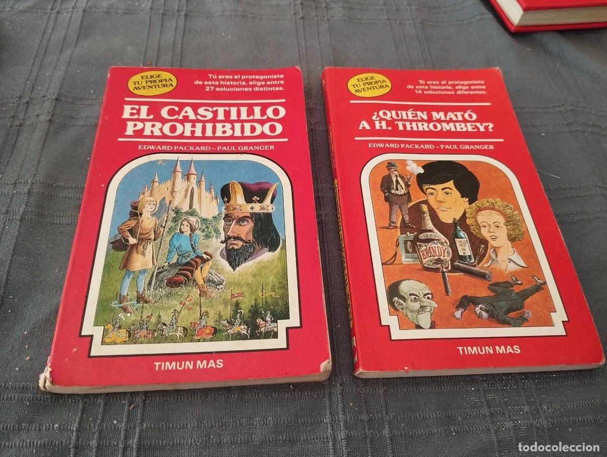 Libros de segunda mano: ELIGE TU PROPIA AVENTURA 5 Y 10 EL CASTILLO PROHIBIDO Y &iquest;QUI&Eacute;N MATO A H. THROMBEY?