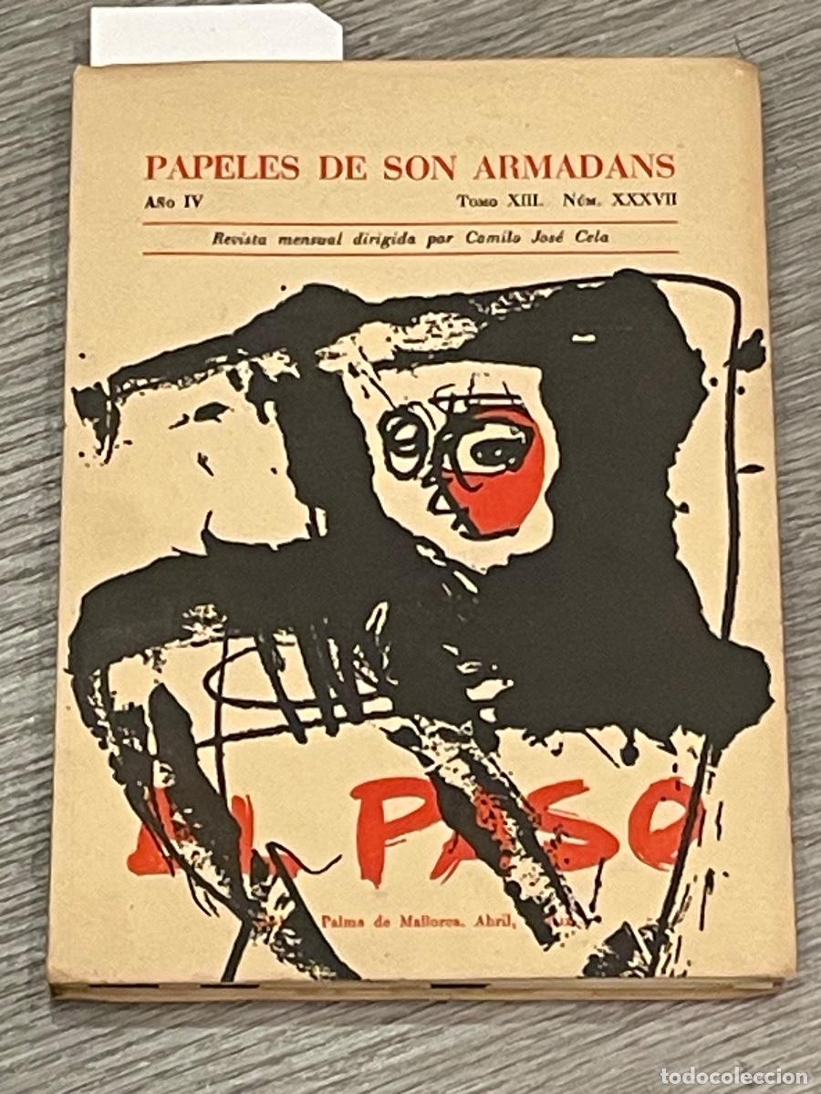 Libros de segunda mano: PAPELES DE SON ARMADANS A&Ntilde;O IV TOMO XIII N&ordm; XXXVII ESPECIAL GRUPO DE PINTURA EL PASO - 1959 (MIR&Oacute;)