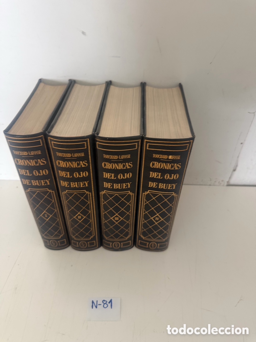 Libros de segunda mano: CR&Oacute;NICAS DEL OJO DE BUEY-4 VOL&Uacute;MENES - Foto 2