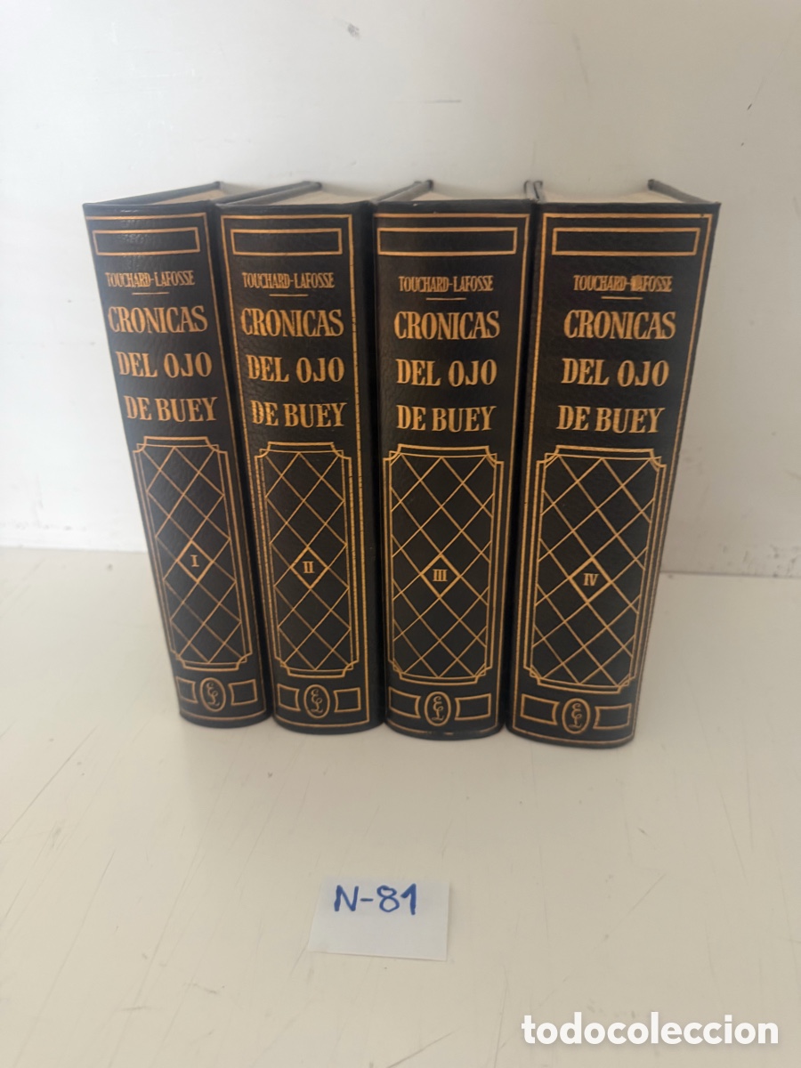 Libros de segunda mano: CR&Oacute;NICAS DEL OJO DE BUEY-4 VOL&Uacute;MENES