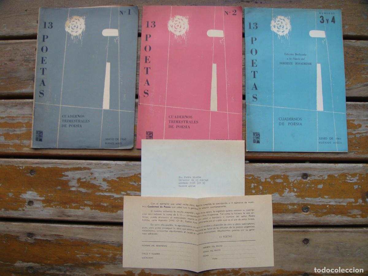 Libros de segunda mano: 13 POETAS. Cuadernos trimestrales de poes&iacute;a. Orando Punzi, Martha Di Matteo, Germ&aacute;n Candau Carrizo,