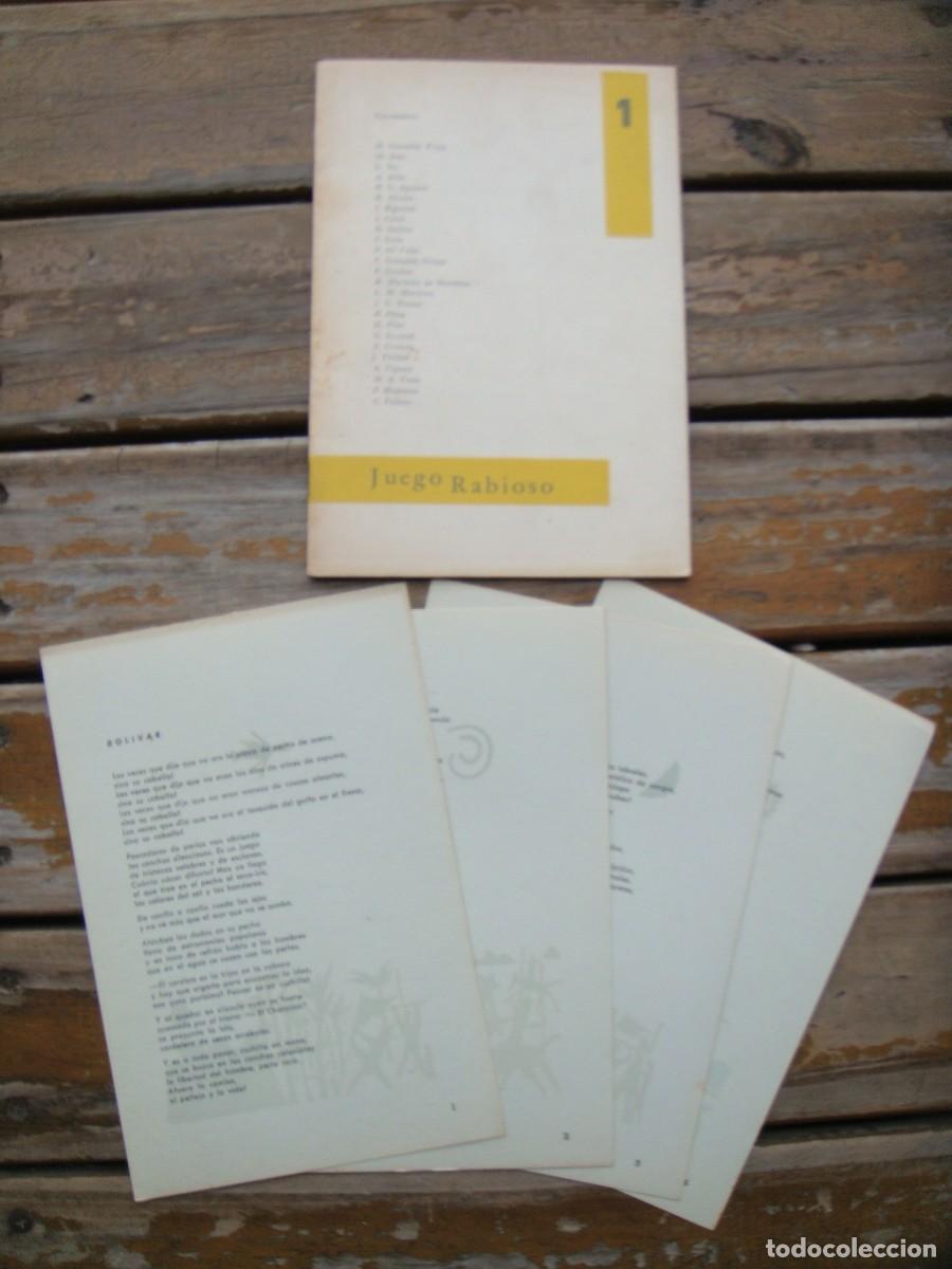 Libros de segunda mano: Revista Juego Rabioso Horacio Gonz&aacute;lez Trejo, Mario Ater, Lubrano Zas, Ra&uacute;l Gustavo Aguirre,