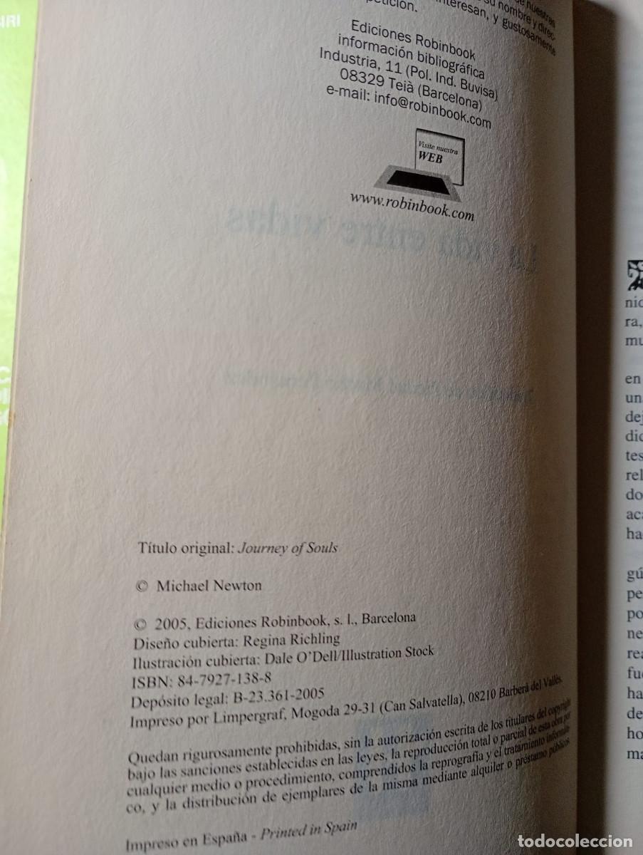 Libros de segunda mano: LA VIDA ENTRE VIDAS. MICHAEL NEWTON - Foto 6