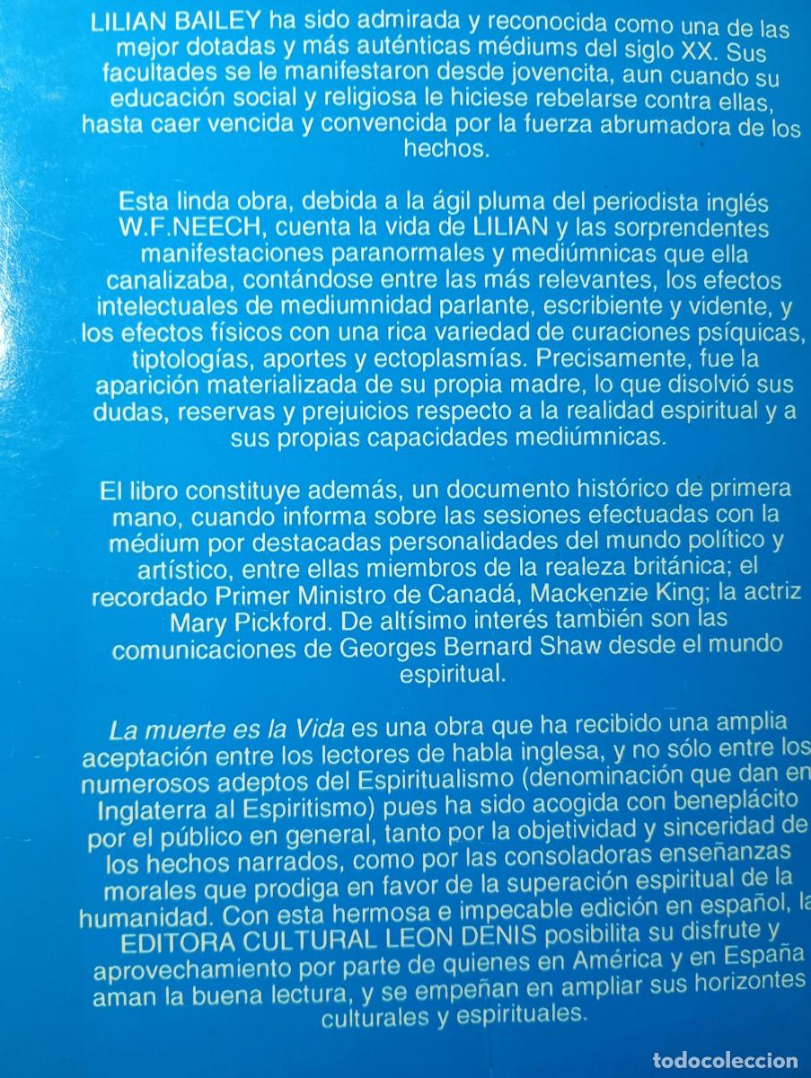 Libros de segunda mano: LA MUERTE ES LA VIDA. W.F. NEECH - Foto 2