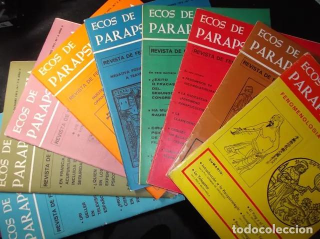 Libros de segunda mano: ECOS DE PARAPSICOLOGIA. 9 NUMEROS