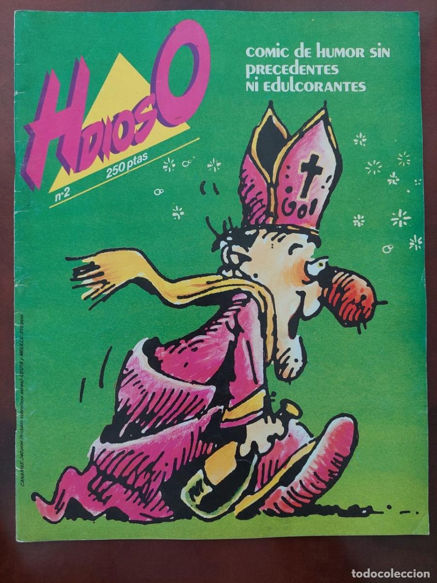 Libros de segunda mano: Revista HdiosO el agua bendita n&ordm; 2. Comic de humor. Ediciones El Jueves. Barcelona, 1986