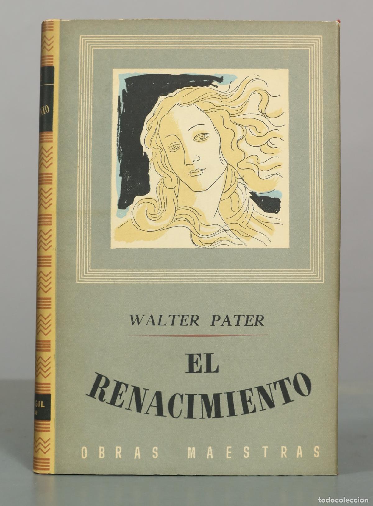 Libros de segunda mano: El Renacimiento - Walter Pater - Editorial Iberia