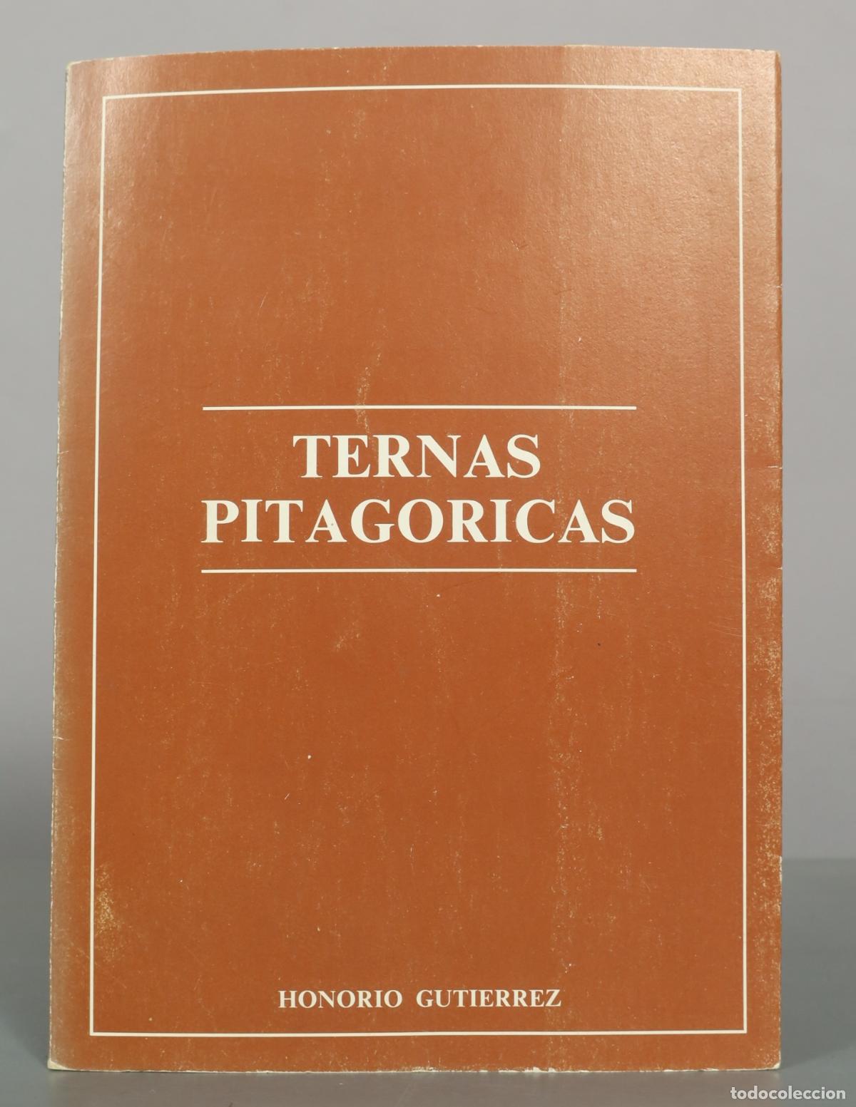 Libros de segunda mano: Ternas Pitagoricas - Honorio Gutierrez