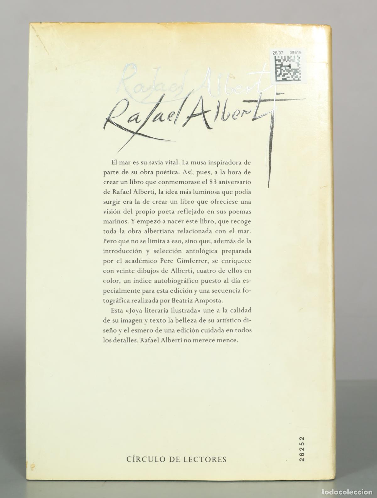 Libros de segunda mano: Todo el mar Alberti, Rafael - Foto 2