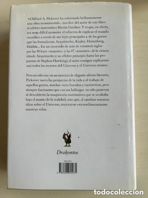 Libros de segunda mano: De arqu&iacute;medes a Hawking -Pickover- - Foto 2