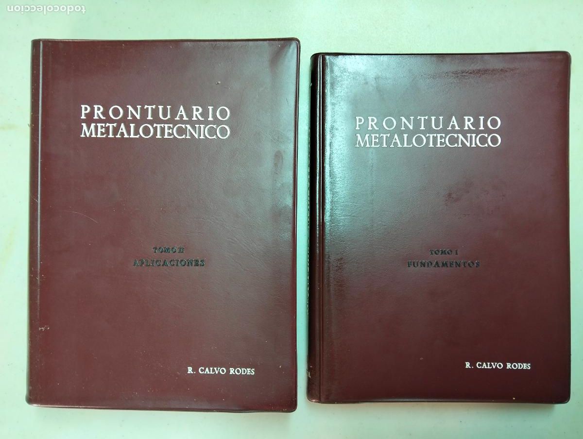 Libros de segunda mano: Metalurgia. Prontuario Metalotecnico, R. Calvo Rodes, INTA, 1963. VISITA MI CATALOGO, L55