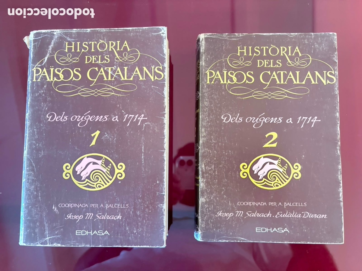 Libros de segunda mano: HIST&Ograve;RIA DELS PA&Iuml;SOS CATALANS &ndash; DELS OR&Iacute;GENS A 1714