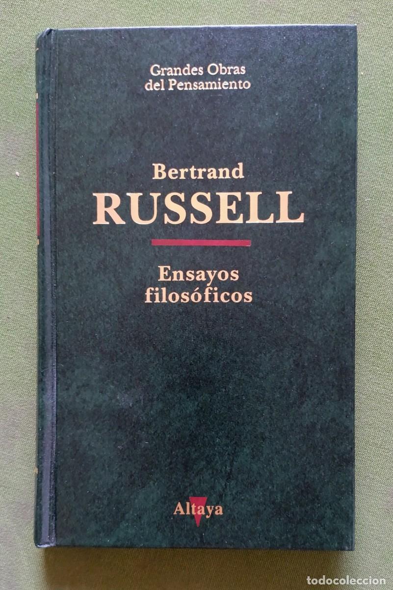 Libros de segunda mano: ENSAYOS FILOS&Oacute;FICOS - BERTRAND RUSSELL - GRANDES OBRAS DEL PENSAMIENTO.