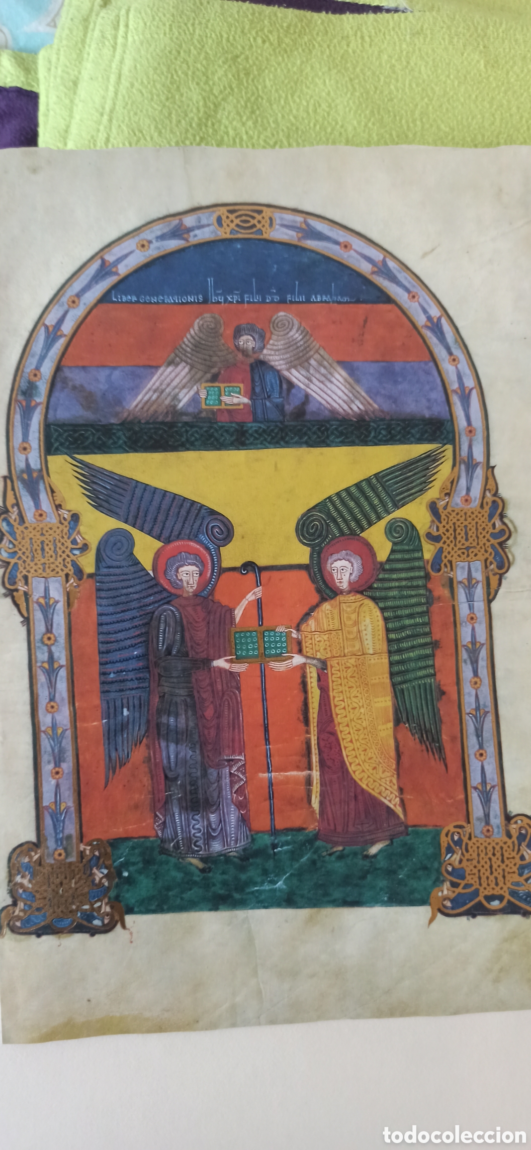 Libros de segunda mano: Lote de l&aacute;minas facs&iacute;mil &mdash; Beato de Fernando I y Sancha (Facundus) y Libro de los Testamentos Oviedo