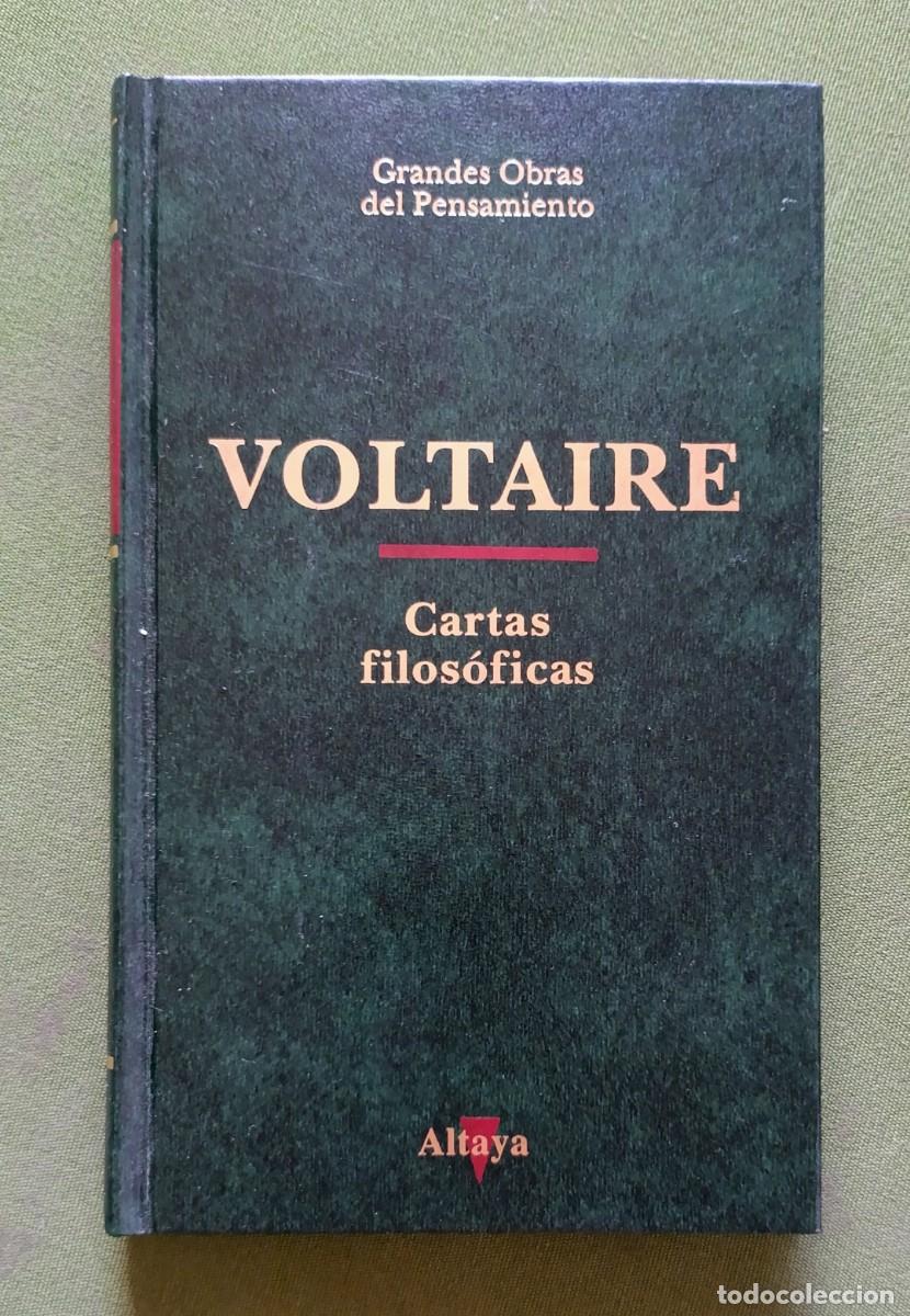 Libros de segunda mano: CARTAS FILOS&Oacute;FICAS - VOLTAIRE - GRANDES OBRAS DEL PENSAMIENTO.