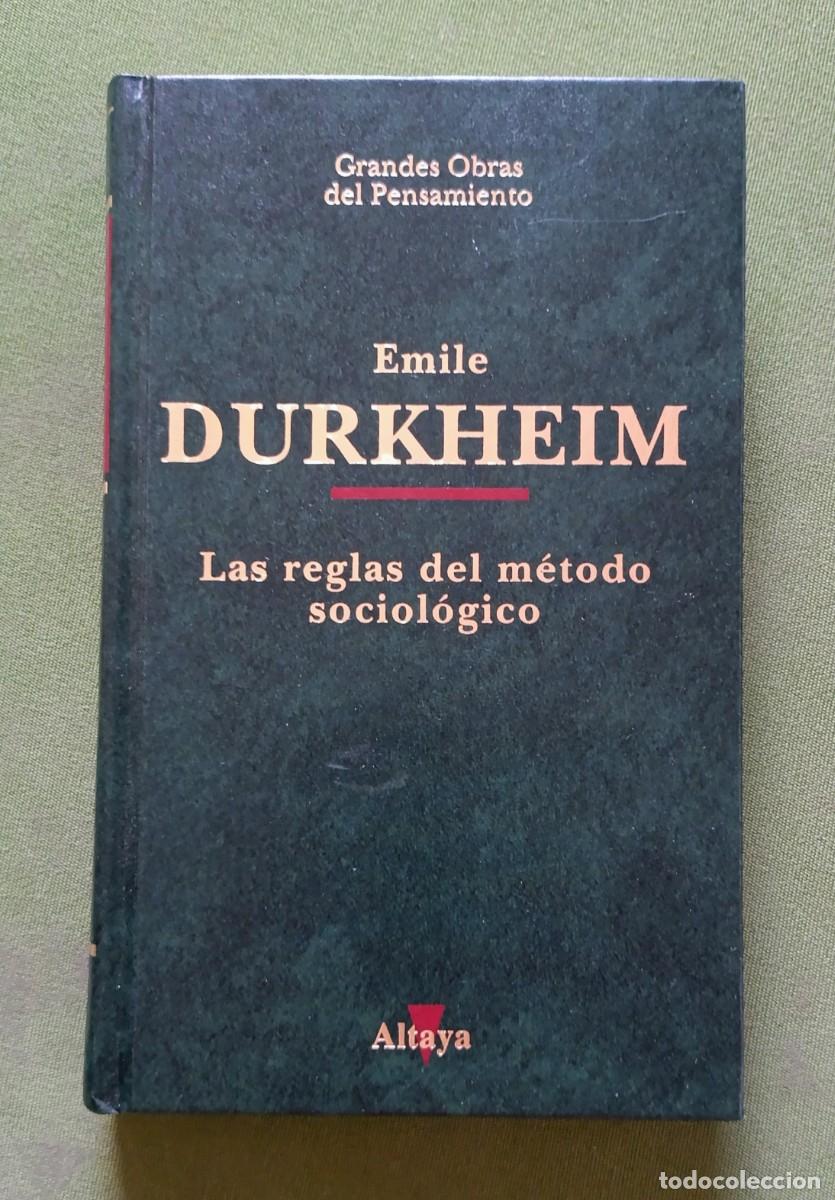 Libros de segunda mano: LAS REGLAS DEL M&Eacute;TODO SOCIOL&Oacute;GICO - EMILE DURKHEIM - GRANDES OBRAS DEL PENSAMIENTO.