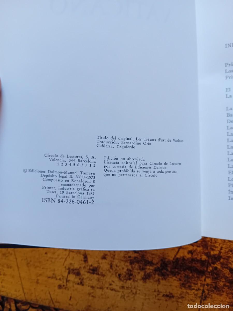 Libros de segunda mano: El Vaticano por Oreste Ferrari - Foto 2