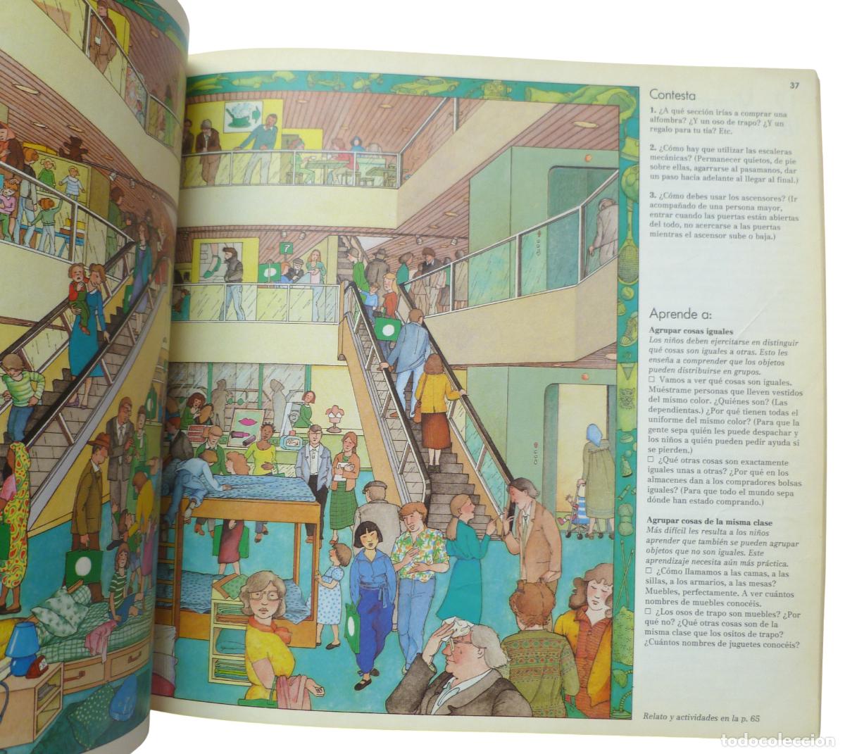 Libros de segunda mano: Conocemos la ciudad. Jugar y aprender. Ediciones Altea. 1983 - Foto 3
