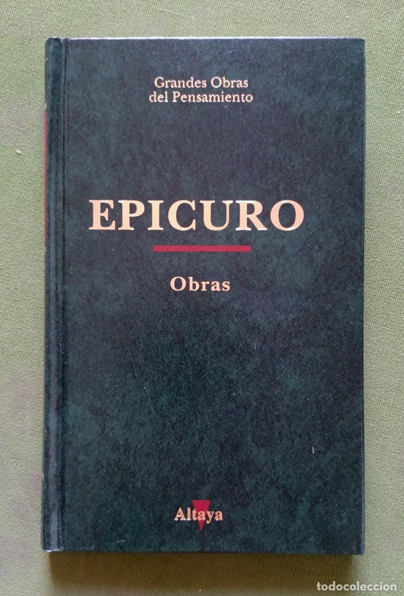 Libros de segunda mano: 0BRAS - EPICURO - GRANDES OBRAS DEL PENSAMIENTO.