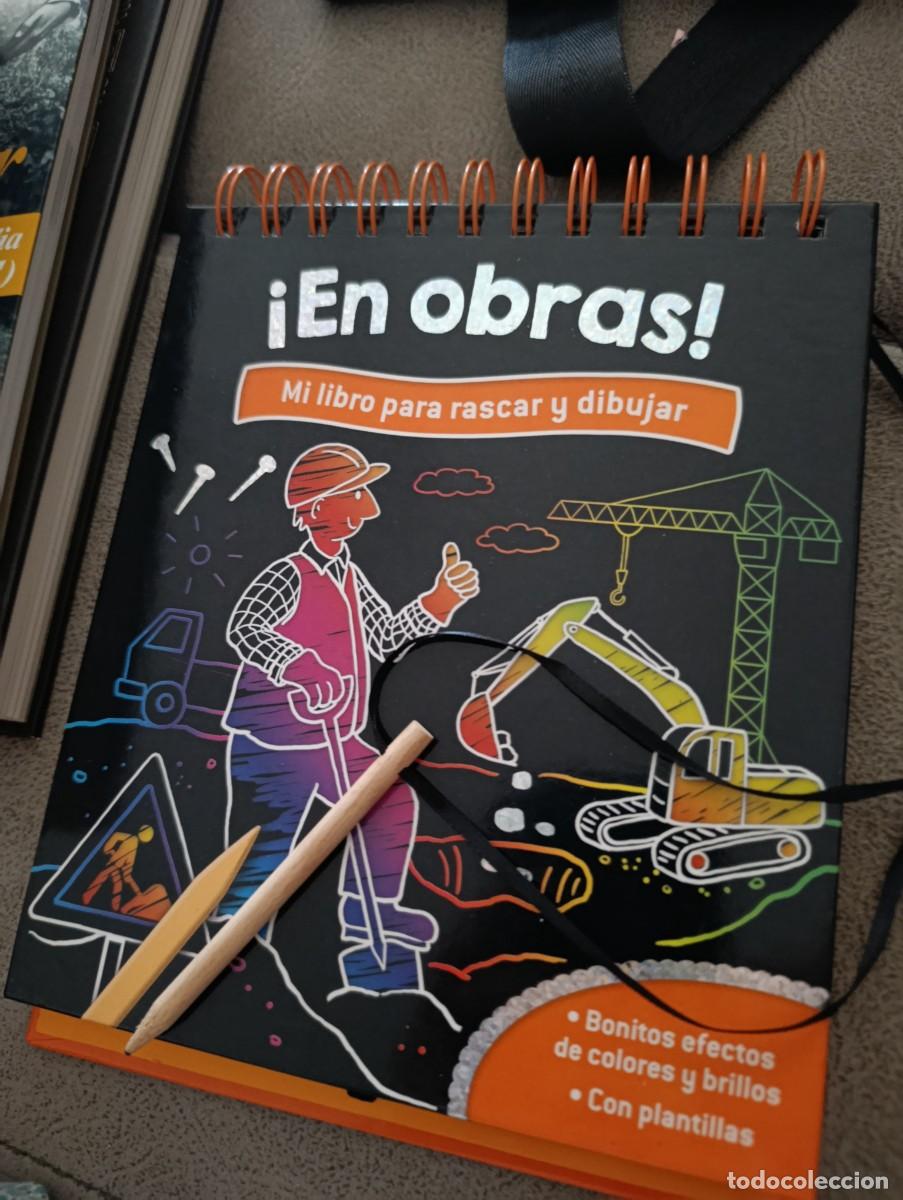Libros de segunda mano: EN OBRAS MI LIBRO PARA RASCAR Y DIBUJAR EST32B3