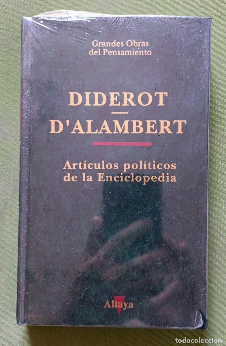 Libros de segunda mano: ART&Iacute;CULOS POL&Iacute;TICOS DE LA ENCICLOPEDIA - D. D'ALAMBERT - PRECINTADO - GRANDES OBRAS DEL PENSAMIENTO.