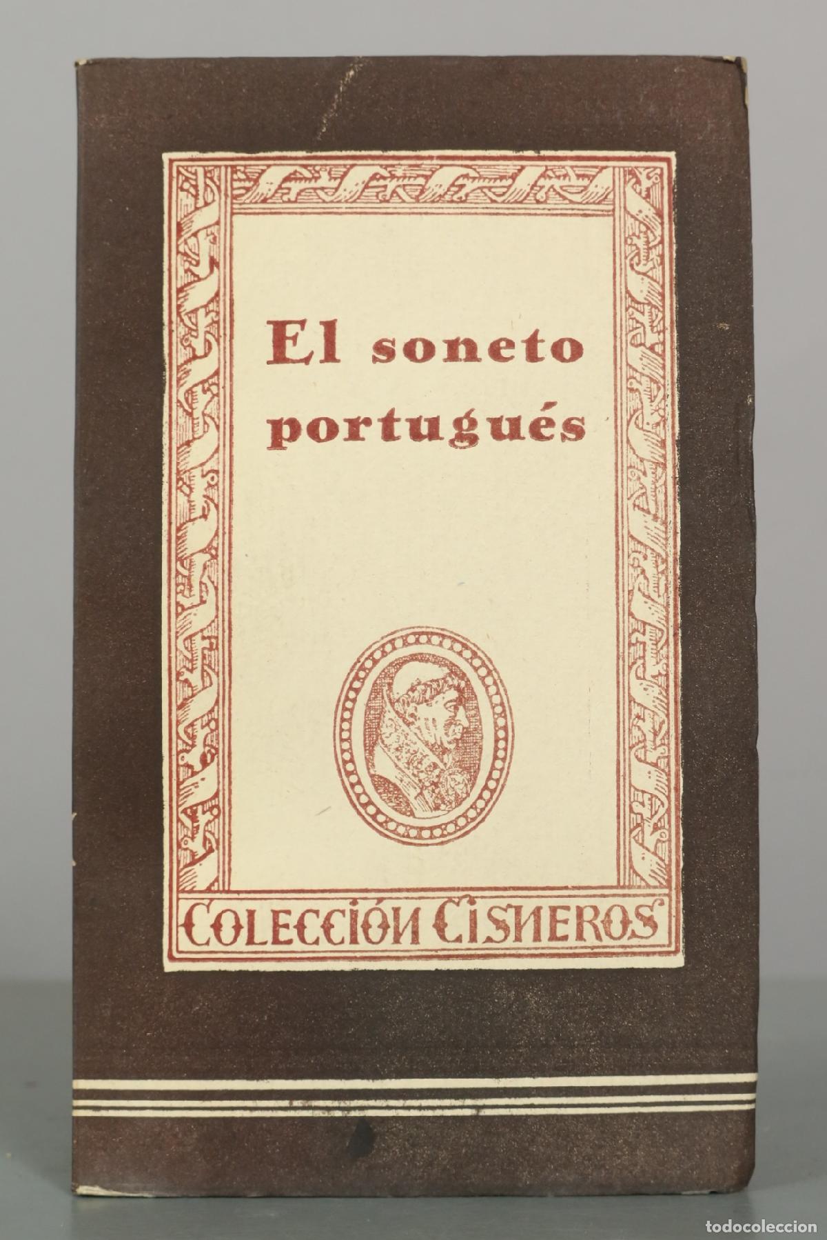 Libros de segunda mano: El soneto portugu&eacute;s - Jos&eacute; Mar&iacute;a de Coss&iacute;o - Ediciones Atlas