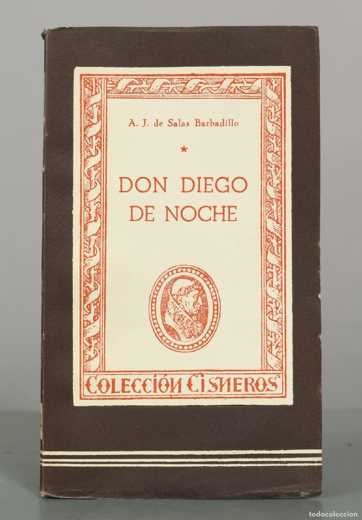 Libros de segunda mano: Don Diego de noche - A. J. de Salas Barbadillo - Ediciones Atlas