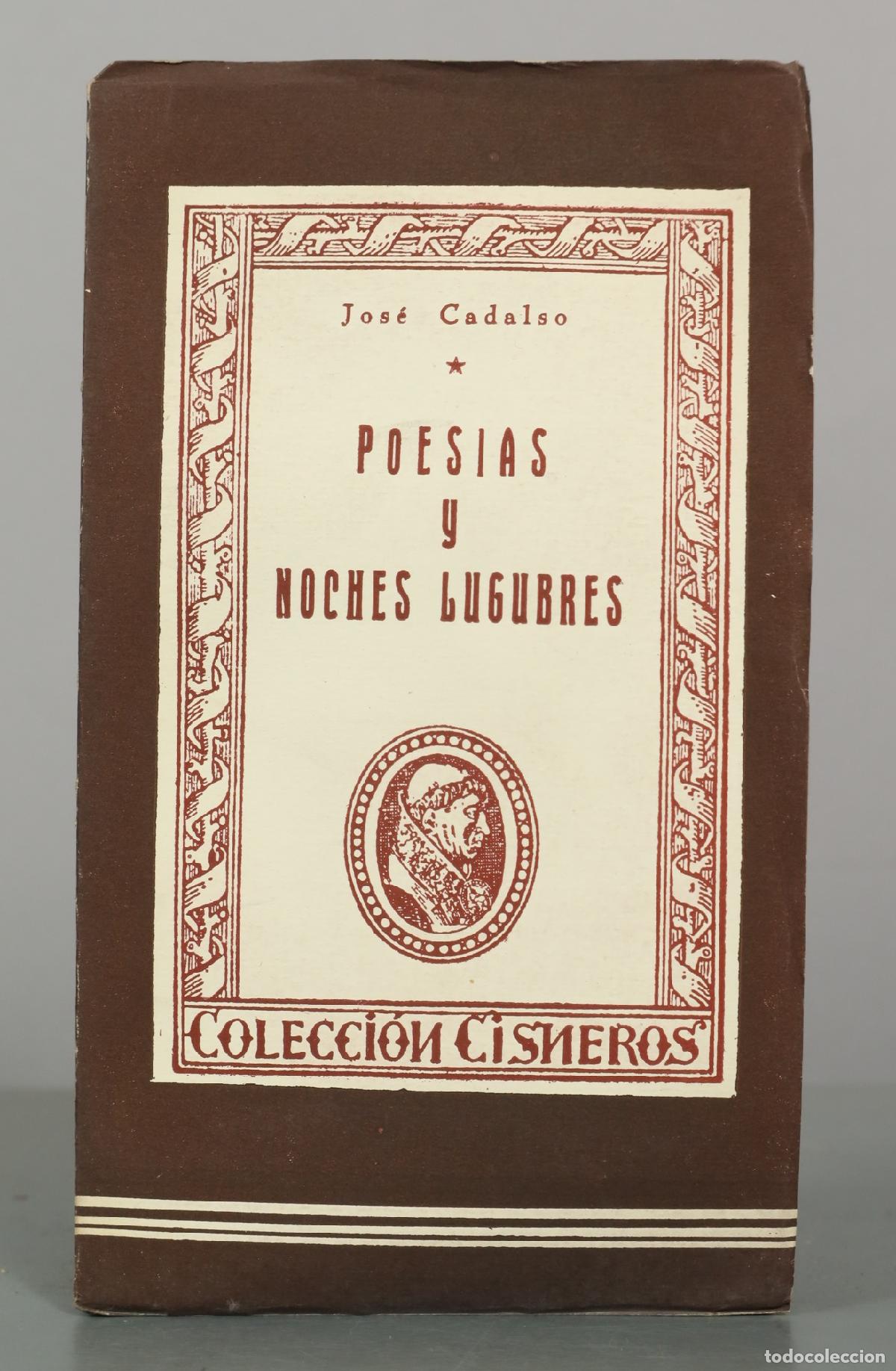 Libros de segunda mano: Poes&iacute;as y Noches l&uacute;gubres - Jos&eacute; Cadalso - Ediciones Atlas