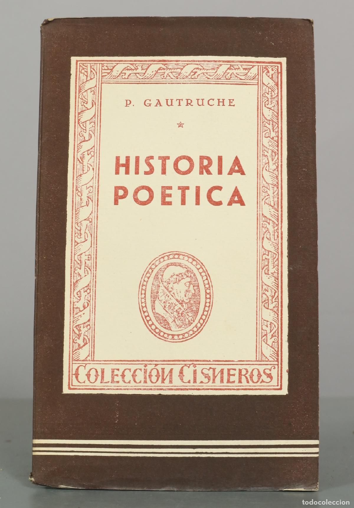Libros de segunda mano: Historia Po&eacute;tica - P. Gautruche - Ediciones Atlas