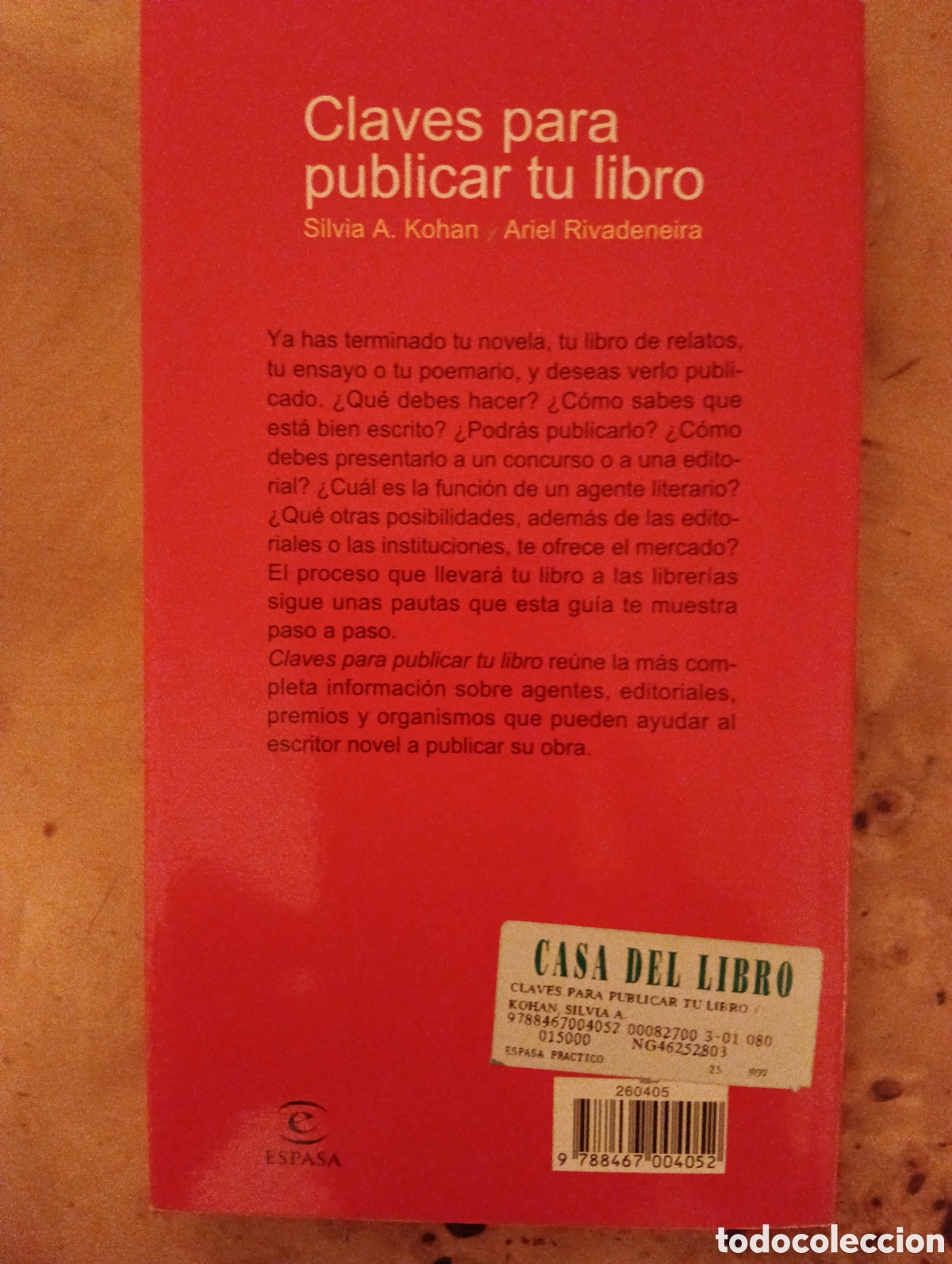 Libros de segunda mano: Claves para publicar tu libro, Silvia A. Kohan - Foto 2