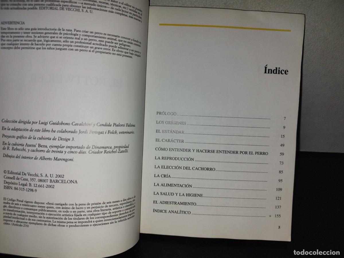 Libros de segunda mano: 197- Perros De Raza. El Rottweiler - Marina Salmoiraghi - Foto 5