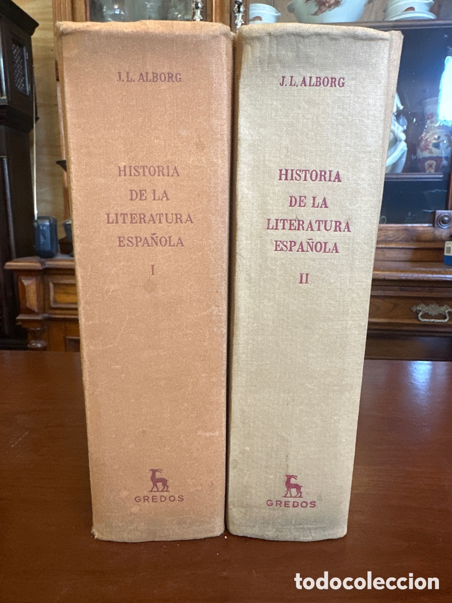Libros de segunda mano: Historia de la literatura espa&ntilde;ola - Jos&eacute; Luis Alborg - Gredos, 1975/1977 - Tomos I y II