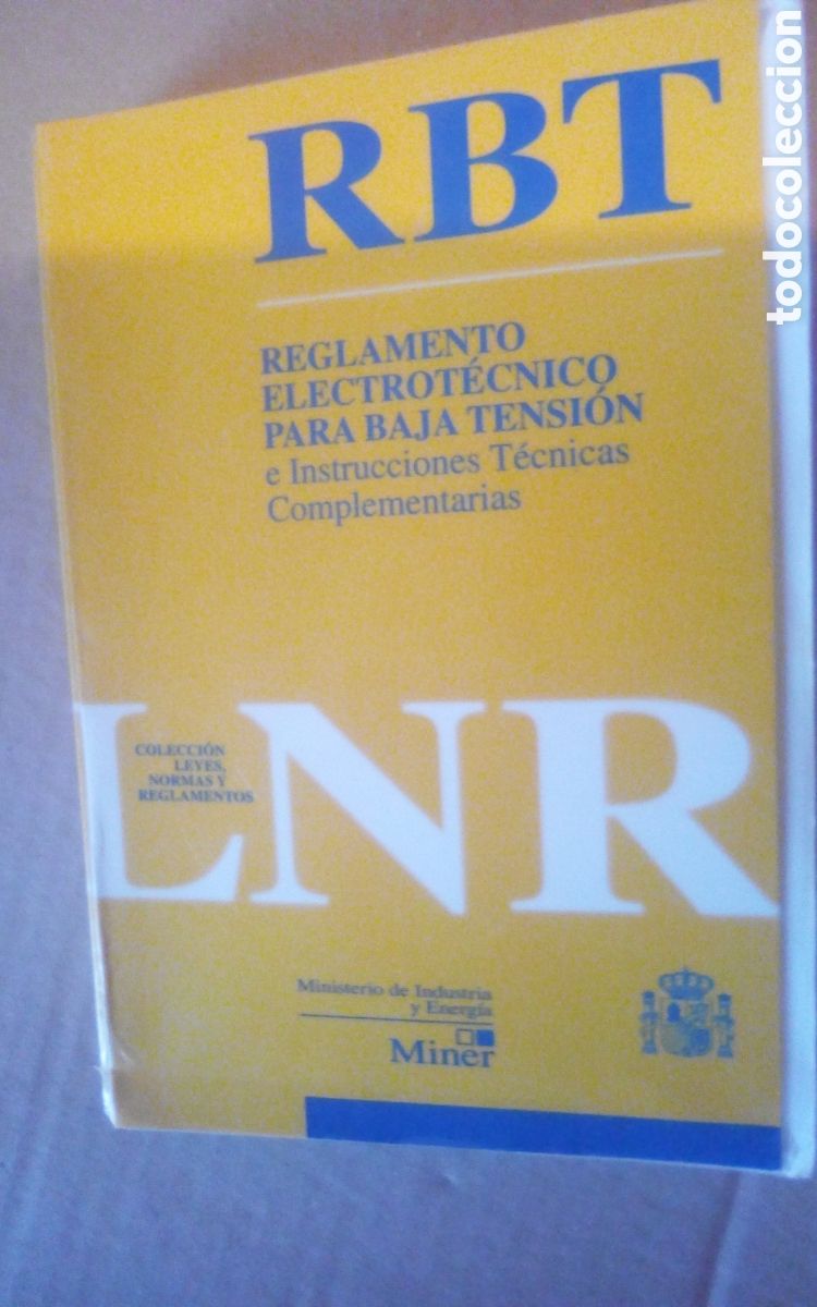 Libros de segunda mano: Reglamento electrot&eacute;cnico para baja tensi&oacute;n e instrucciones t&eacute;cnicas complementarias. A&ntilde;o 1996.