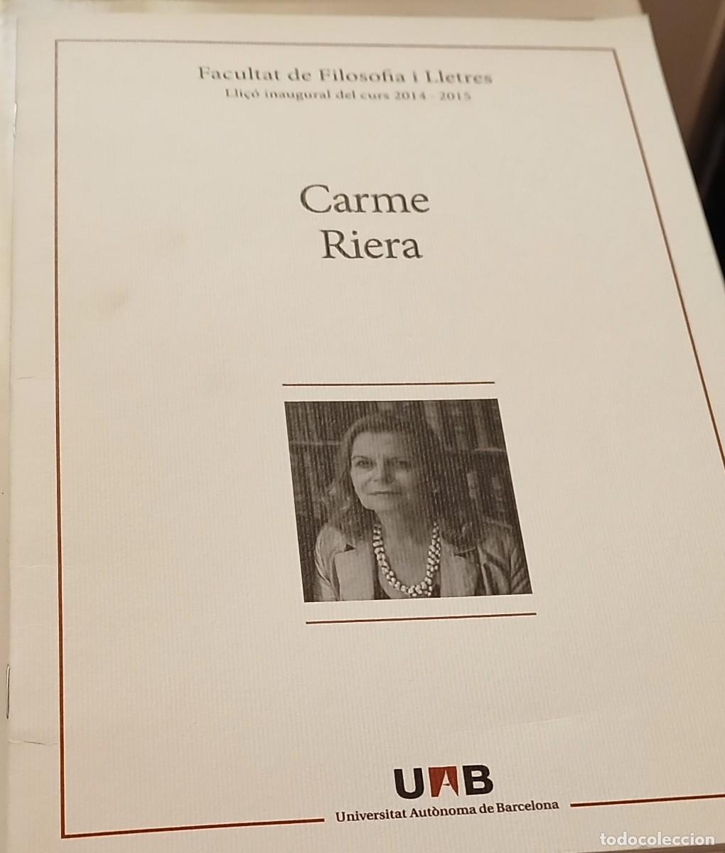 Libros de segunda mano: Lli&ccedil;&oacute; inaugural del curs 2014-2015 pronunciada per Carme Riera