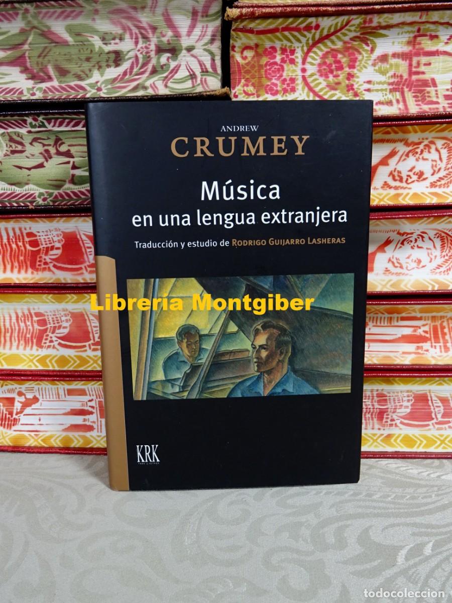 Libros de segunda mano: M&Uacute;SICA EN UNA LENGUA EXTRANJERA . Autor : CRUMEY, Andrew