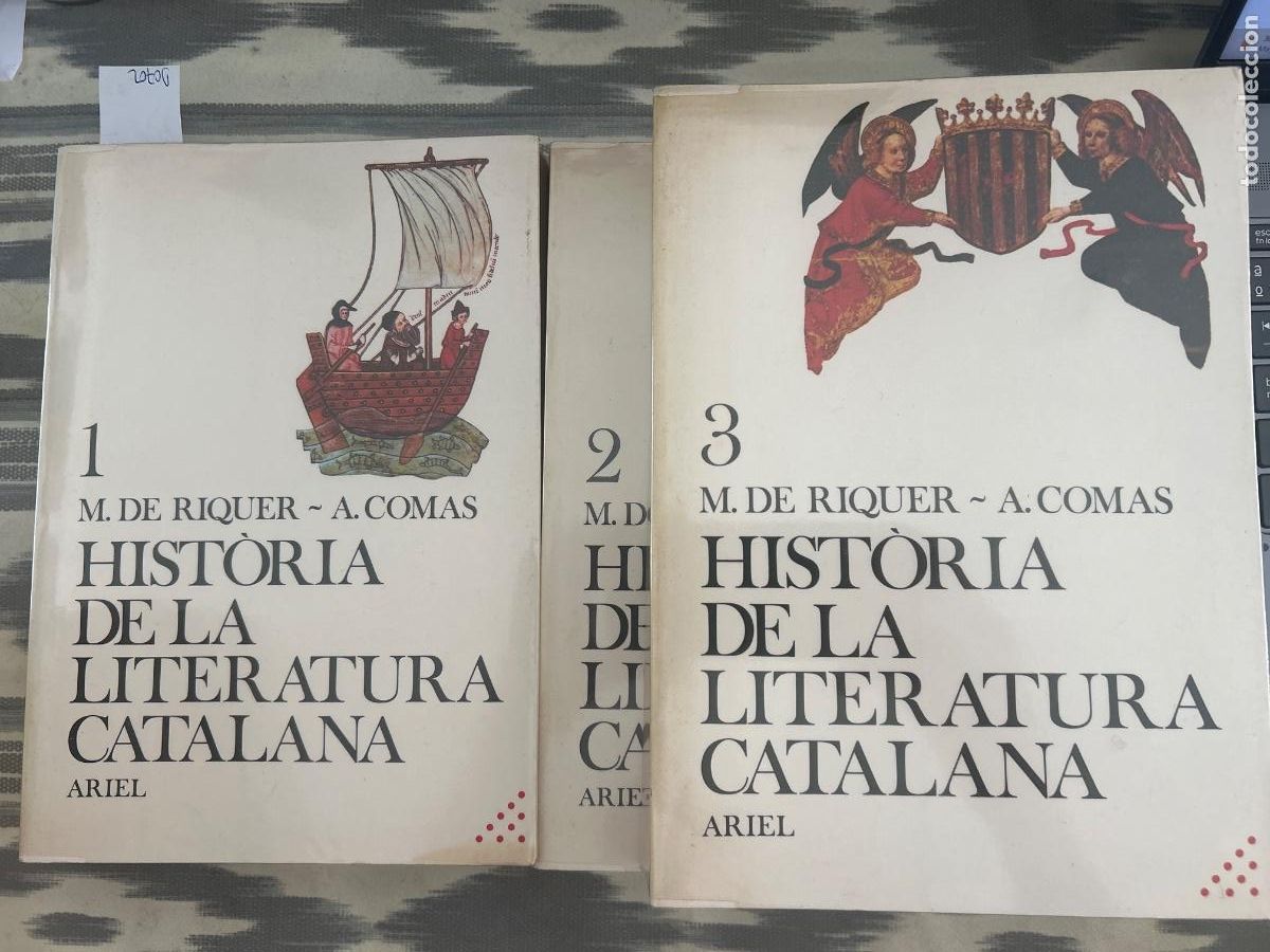 Gebrauchte B&uuml;cher: HISTORIA DE LA LITERATURA CATALANA, M DE RIQUER & A COMAS, 3 TOMOS COMPLETO