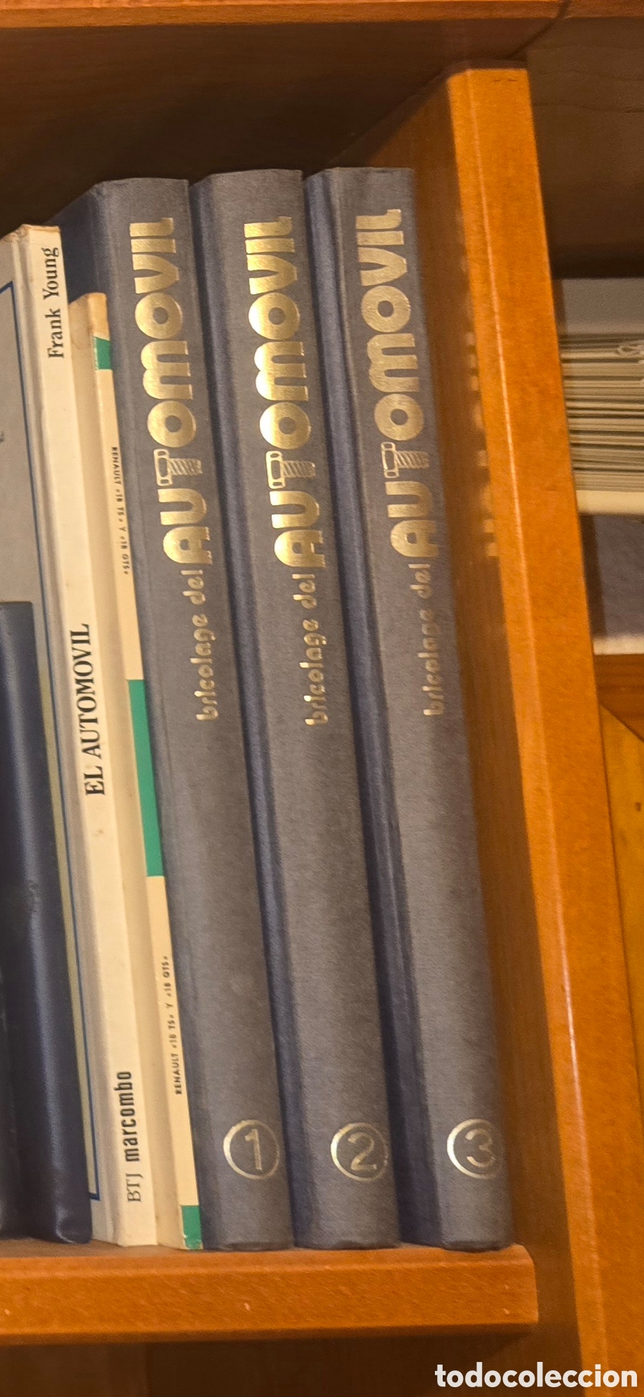 Libros de segunda mano: BRICOLAGE DEL AUTOM&Oacute;VIL &mdash; 3 TOMOS COMPLETA + &rdquo;EL AUTOM&Oacute;VIL&rdquo; (F. YOUNG) &mdash; EDICIONES UVE / MARCOMBO