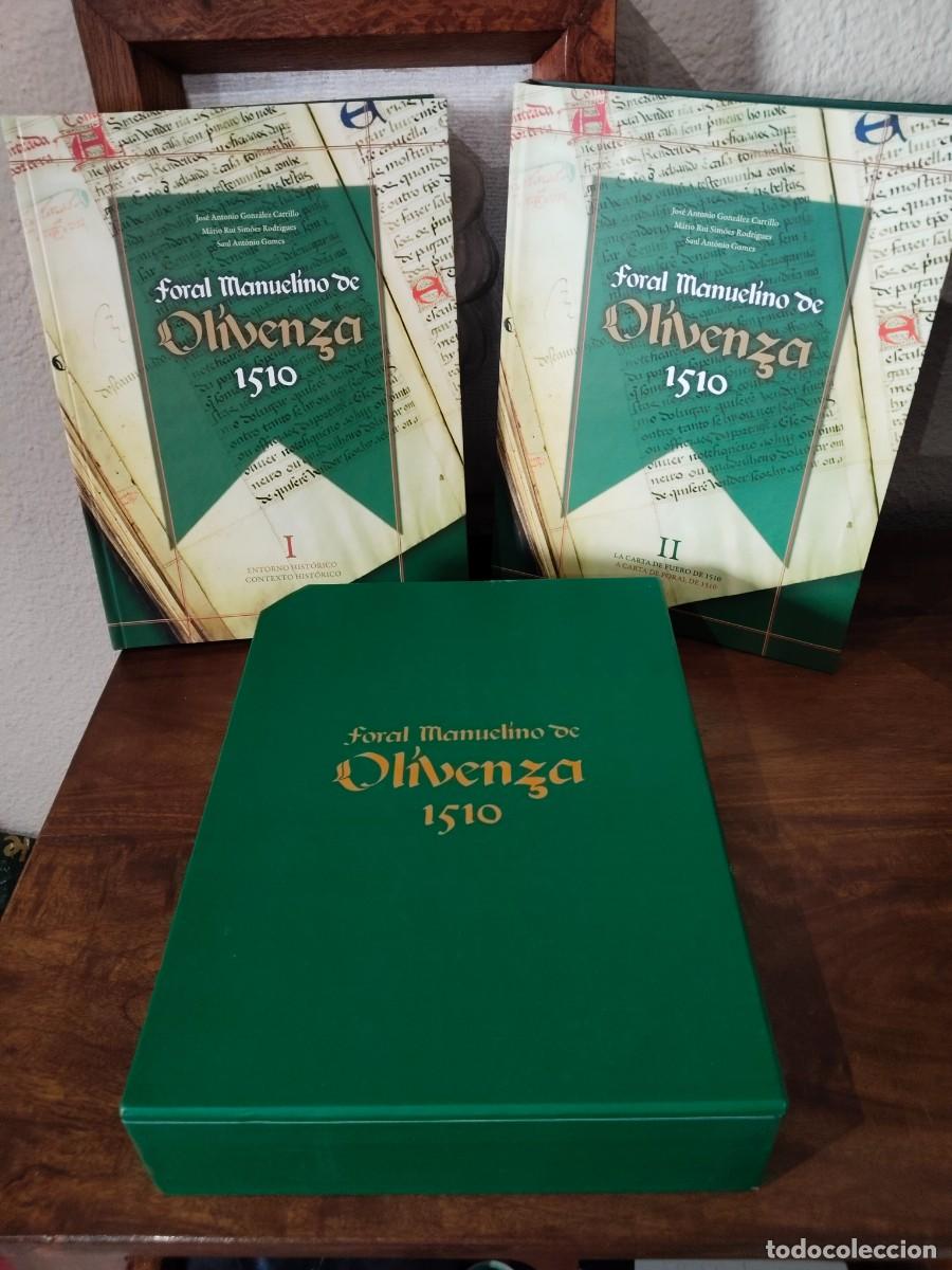 Libros de segunda mano: Foral Manuelino de Olivenza 1510. 2 tomos en estuche.
