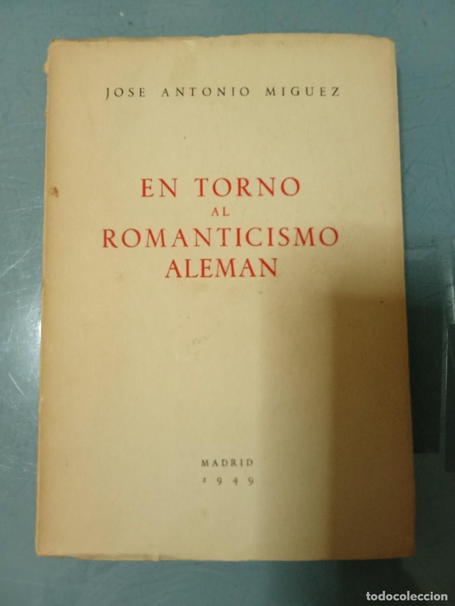 Livros em segunda m&atilde;o: EN TORNO AL ROMANTICISMO ALEM&Aacute;N - Miguez.